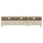 Preview: TV-Schrank HAMAR Honigbraun 158x40x40 cm Massivholz Kiefer