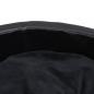 Preview: Hundebett Schwarz 90x79x20 cm Plüsch und Kunstleder