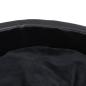 Preview: Hundebett Schwarz 90x79x20 cm Plüsch und Kunstleder