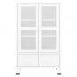 Preview: Lagerschrank Industrial Weiß 70x40x115 cm Metall