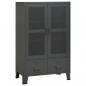 Preview: Lagerschrank Industrial Anthrazit 70x40x115 cm Metall