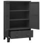 Preview: Lagerschrank Industrial Anthrazit 70x40x115 cm Metall