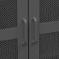 Preview: Lagerschrank Industrial Anthrazit 70x40x115 cm Metall