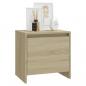 Preview: Nachttisch Sonoma-Eiche 45x34x44,5 cm Holzwerkstoff