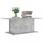 Preview: Couchtisch Betongrau 102x55,5x40 cm Holzwerkstoff