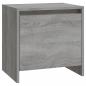 Preview: Nachttisch Grau Sonoma 45x34x44,5 cm Holzwerkstoff