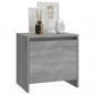 Preview: Nachttisch Grau Sonoma 45x34x44,5 cm Holzwerkstoff