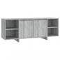 Preview: TV-Schrank Grau Sonoma 130x35x50 cm Holzwerkstoff