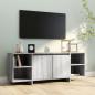 Preview: TV-Schrank Grau Sonoma 130x35x50 cm Holzwerkstoff