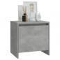 Preview: Nachttisch Betongrau 45x34x44,5 cm Holzwerkstoff