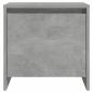 Preview: Nachttisch Betongrau 45x34x44,5 cm Holzwerkstoff