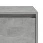 Preview: Nachttisch Betongrau 45x34x44,5 cm Holzwerkstoff
