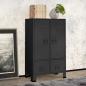 Preview: ARDEBO.de - Kleiderschrank Industrie-Stil Anthrazit 67x35x107 cm Stahl