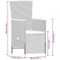 Preview: 7-tlg. Garten-Essgruppe mit Auflagen Beige