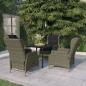 Preview: ARDEBO.de - 5-tlg. Garten-Essgruppe Braun