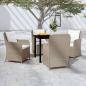 Preview: ARDEBO.de - 5-tlg. Garten-Essgruppe Braun