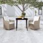 Preview: ARDEBO.de - 3-tlg. Garten-Essgruppe Braun