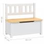 Preview: 4-tlg. Kinder-Sitzgruppe Weiß und Beige MDF
