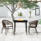 Preview: ARDEBO.de - 3-tlg. Garten-Essgruppe Braun