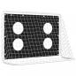 Preview: Fußballtor mit Torwand Stahl 184x61x122 cm