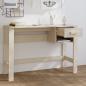 Preview: ARDEBO.de - Schreibtisch HAMAR Honigbraun 110x40x75 cm Massivholz Kiefer