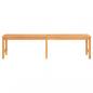 Preview: Gartenbank 180 cm Massivholz Teak