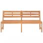 Preview: Gartenbank 180 cm Massivholz Teak