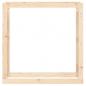 Preview: Kaminholzregal 100x25x100 cm Massivholz Kiefer