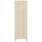 Preview: Bücherschrank HAMAR Honigbraun 85x35x112 cm Massivholz Kiefer