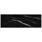 Preview: ARDEBO.de - Regal Marmor und Transparent 100x36x168 cm Gehärtetes Glas
