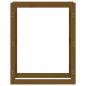 Preview: Kaminholzregal Honigbraun 80x25x100 cm Massivholz Kiefer