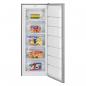 Preview: Bomann GS 7340 Stand Gefrierschrank, 168l, 4 Schubladen, stufenlose Temperaturregelung, Edelstahl-Optik