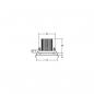 Preview: Brumberg LED-Einbaudownlight mit Indirektanteil, 10,5W, 887lm, 3000K, weiß (12406073)