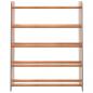 Preview: Schuhregal Braun 65x24x81 cm Holzwerkstoff