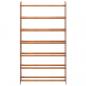 Preview: Schuhregal Braun 65x24x117 cm Holzwerkstoff