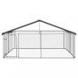 Preview: Outdoor-Hundezwinger mit Dach 300x300x150 cm