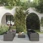 Preview: ARDEBO.de - 9-tlg. Garten-Lounge-Set mit Auflagen Poly Rattan Grau