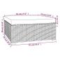 Preview: 10-tlg. Garten-Lounge-Set mit Kissen Poly Rattan Braun