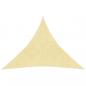 Preview: ARDEBO.de - Sonnensegel 160 g/m² Beige 4x4x4 m HDPE
