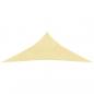 Preview: Sonnensegel 160 g/m² Beige 4x4x4 m HDPE