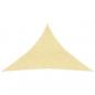 Preview: ARDEBO.de - Sonnensegel 160 g/m² Beige 4x4x5,8 m HDPE