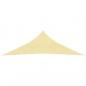 Preview: Sonnensegel 160 g/m² Beige 4x4x5,8 m HDPE
