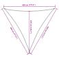 Preview: Sonnensegel 160 g/m² Beige 4,5x4,5x4,5 m HDPE