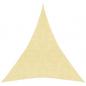 Preview: ARDEBO.de - Sonnensegel 160 g/m² Beige 5x6x6 m HDPE