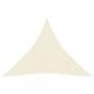 Preview: ARDEBO.de - Sonnensegel 160 g/m² Creme 4,5x4,5x4,5 m HDPE