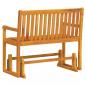 Preview: Garten-Schaukelbank 110 cm Massivholz Akazie