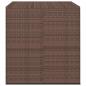 Preview: Garten-Kissenbox PE Rattan 100x97,5x104 cm Braun