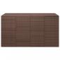 Preview: Garten-Kissenbox PE Rattan 194x100x103 cm Braun