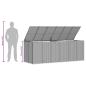 Preview: Garten-Kissenbox PE Rattan 291x100,5x104 cm Schwarz