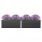 Preview: ARDEBO.de - Garten-Hochbeet 200x100x54 cm WPC Grau
